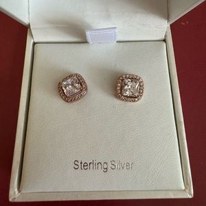 Addison Blvd Rose Gold studs